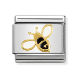 Composable Classic Dekoratif Link - Doğa - bal arısı - (01 Bee) 18K Altın