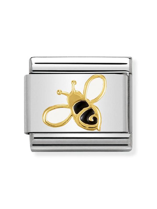 Composable Classic Dekoratif Link - Doğa - bal arısı - (01 Bee) 18K Altın